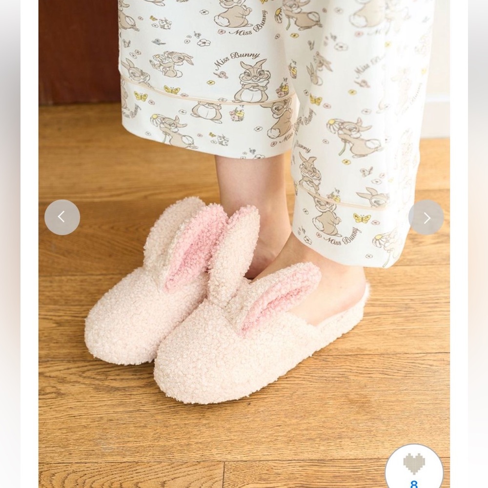Snidel Home x Disney Miss Bunny room shoes slipper